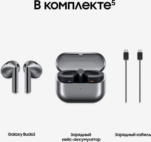 Купить Гарнитура Galaxy Buds 3 SM-R530 Silver-1.jpg